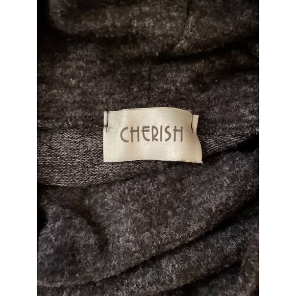 Cherish Oversized Cowl Neck High Low Long Sleeve Sweater Size XS/S - Picture 7 of 8